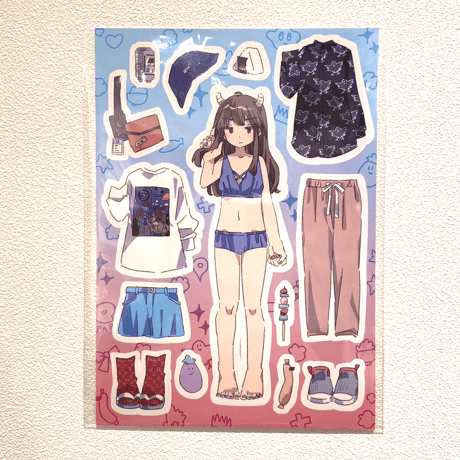 きせかえシール りと　（不透明）