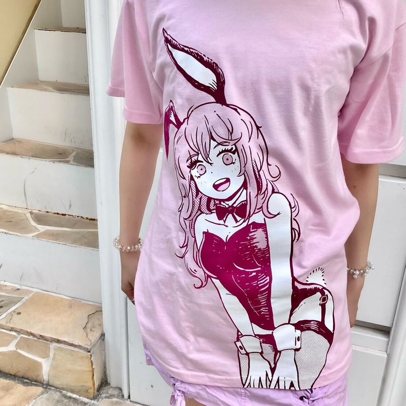 OMOCAT BUNNYGIRL T-Shirt レッド　Lサイズ BUNNYGIRL Pocket T-Shirt – OMOCAT