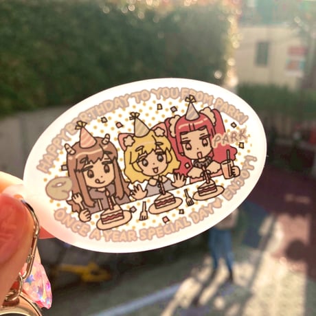 HAPPY BIRTHDAY キーホルダー（HAPPY BIRTHDAY Acrylic Keychain）