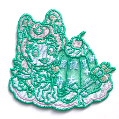 原宿バーチャルパーク　キラキラカフェワッペン