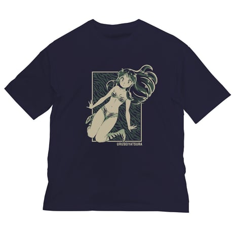 【COSPA】TVアニメ『うる星やつら』 ラム ビッグシルエットTシャツ ネイビー [うる星やつら] 7062-2227