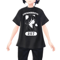 【VRoid用テクスチャ】綿紬ことこ カレッジTシャツ