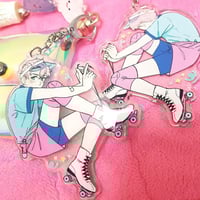 OMORI】OMORI DANGLING Acrylic Keychains【OMOCAT】
