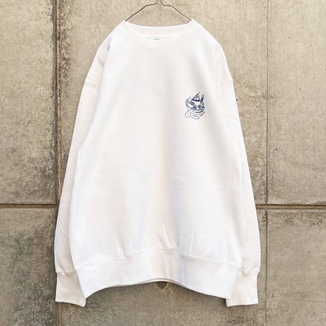 まりカフェスウェット ホワイト（Mari Cafe Sweatshirt White）