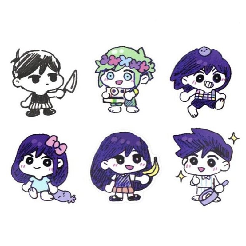 OMORI】OMORI CHIBI Sticker Set【OMOCAT】 | PARK公式通販