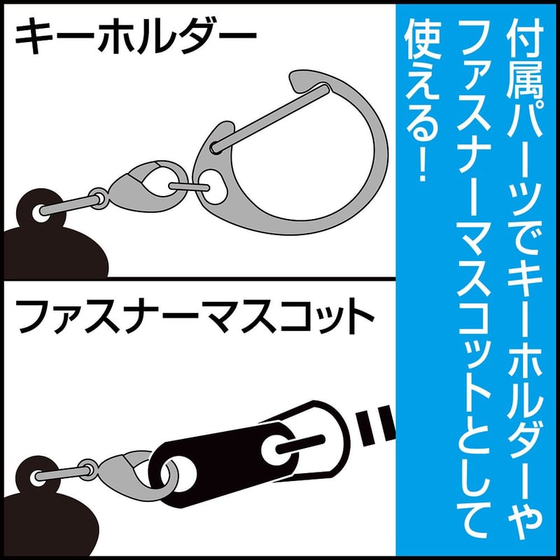 どこでもいっしょ　ファスナーマスコット　2点セット　キーホルダー COSPA】トロ アクリルマルチキーホルダー まったりキャンプVer