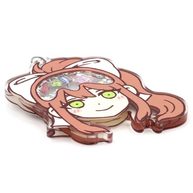 OMOCAT×DDLC Plus!　Monika　アクリルキーホルダー OMOCAT×DDLC Plus!】MONIKA Acrylic Keychain | PA