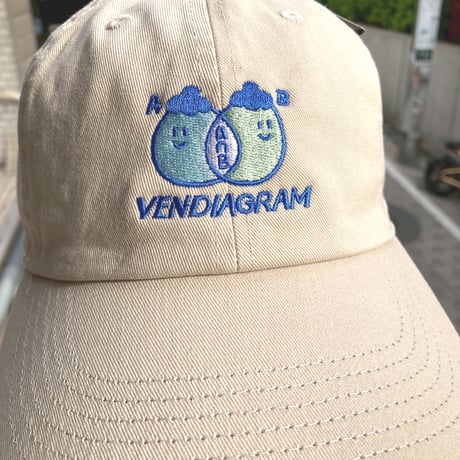 ナスベン図 キャップ（Eggplant Venn Diagram Cap）