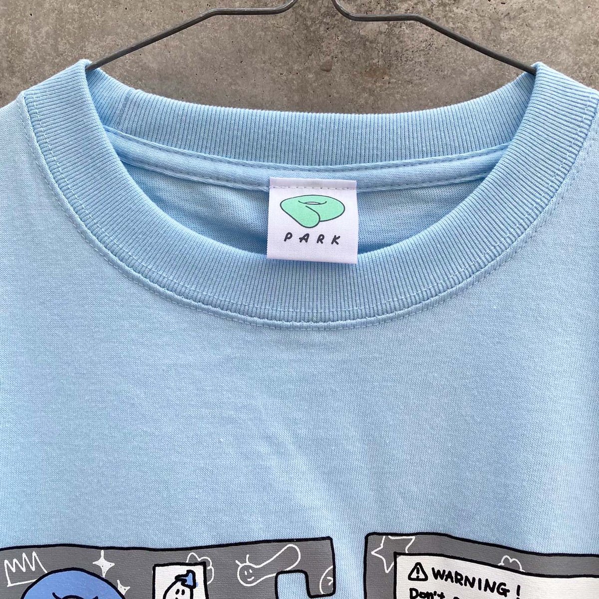 きせかえことこTシャツ ライトブルー（Dress up Kotoko T-shirt