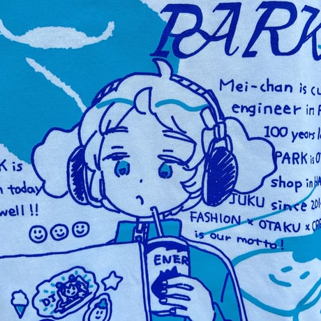 FUTUREメイちゃん Tシャツ ホワイト（Future Mei-Chan T-Shirt White）