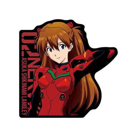【COSPA】式波・アスカ・ラングレー 屋外対応ステッカー [EVANGELION] 0135-0320