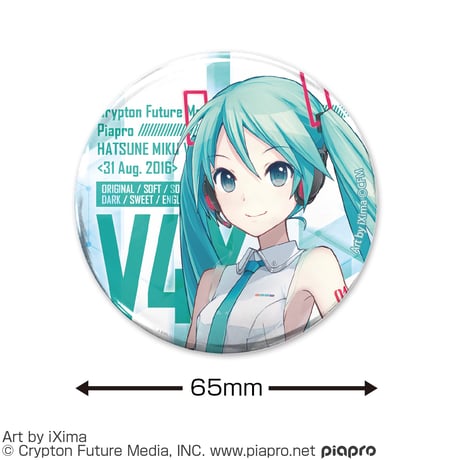 【COSPA】初音ミク V4X 65mm缶バッジ [初音ミク V4X]　0594-1661