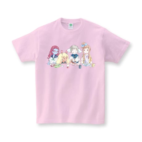【東京ガンボ】晩餐　S/S Tee　SHIRT  ライトピンク