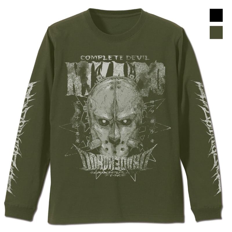 COSPA】悪魔ニカイドウ 袖ロングスリーブTシャツ オリーブ COSPA】悪魔ニカイドウ 袖ロングスリーブTシャツ オリーブ