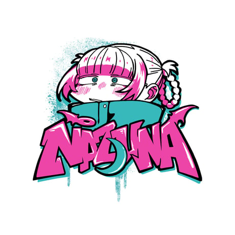 【COSPA】ナズナ ペイントアート Tシャツ [よふかしのうた]　ホワイト 1142-2861