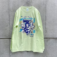 りとことまりの竹下ロンT ライムグリーン（Rito, Kotoko and Mari’s Takeshita St. Long Sleeve Shirt Lime Green）