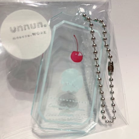 【ひかがみひなみ】クリームソーダの標本キーホルダー