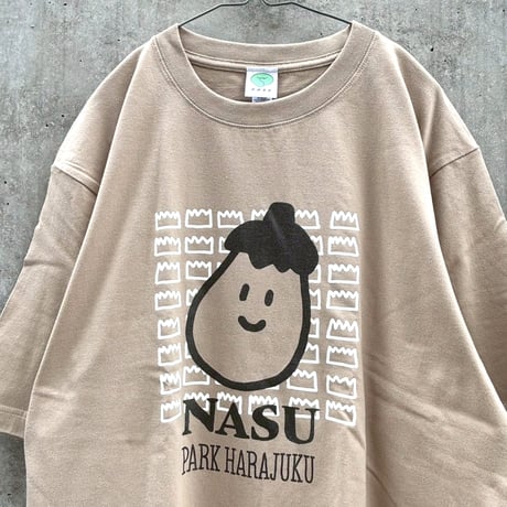 NASU&BARAN BIGTシャツ サンドベージュ（Eggplant and Baran Big T-shirt Sand Beige）