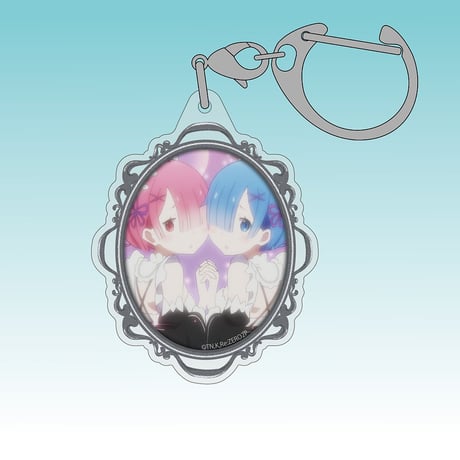 【二次元COSPA】双子のラム＆レム アクリルキーホルダー [Re:ゼロから始める異世界生活] 7954-0376