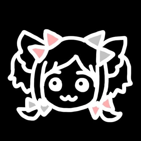 原宿バーチャルパーク　猫吹ケムリ×PARK  刺繍ソックス ブラック