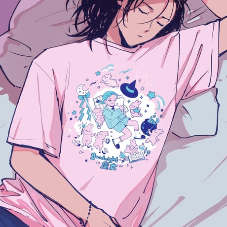 【宇宙サマー】OYASUMI MAJO T-SHIRT