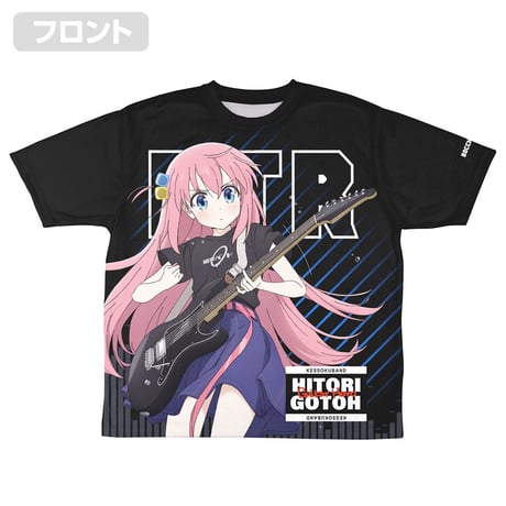 【二次元COSPA】描き下ろし 後藤ひとり 両面フルグラフィックTシャツ [ぼっち・ざ・ろっく！] 6932-2838