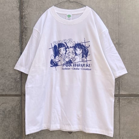 りとことまり PARK WINDOW Tシャツ ホワイト（Rito, Kotoko and Mari at PARK WINDOW T-Shirt White）