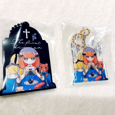 【ひかがみひなみ】ツートンアクリルキーホルダー