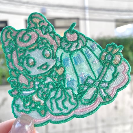 原宿バーチャルパーク　キラキラカフェワッペン