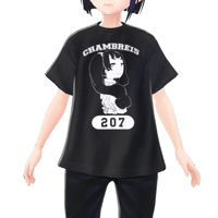 【VRoid用テクスチャ】白子まり カレッジTシャツ