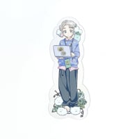 PARKのキャラクター 全身クリアステッカー メイ（PARK Character Full Body Clear Sticker Mei）