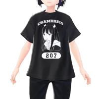 【VRoid用テクスチャ】須藤りと カレッジTシャツ