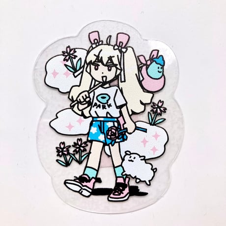 PARKタロット クリアステッカー　カカオ（Park Tarot Clear Sticker “Cacao”）