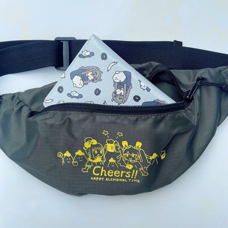 ビアガーデン ミニウエストポーチ オレンジ（Beer Garden  Mini Waist Pouch Orange）