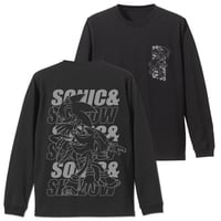 【COSPA】SONIC＆SHADOW 袖ロングスリーブTシャツ ブラック [ソニック・ザ・ヘッジホッグ] 0383-1749
