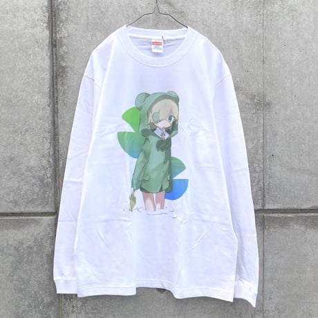 【ゆーきん】かえるのこ　ロングスリーブTシャツ