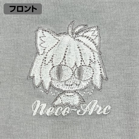 【二次元COSPA】ネコアルク ワンポイント刺繍Tシャツ [月姫 -A piece of blue glass moon-] 2325-1489 ライトグレー