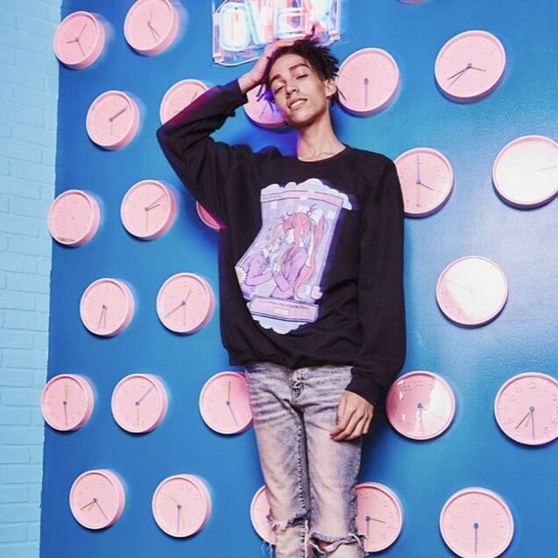 【OMOCAT×DDLC】DOKI DOKI Black Sweater OMOCAT×DDLC Plus!】TRUST Black Sweater | PARK公式通販