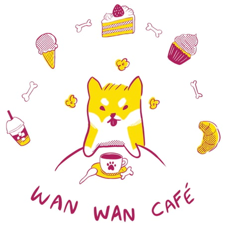 【宇宙サマー】WAN WAN CAFE HOODIE
