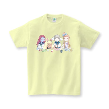 【東京ガンボ】晩餐　S/S Tee　SHIRT　ライトイエロー