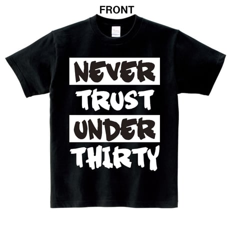 ゲンドウNEVER TRUST UNDER THIRTY Tシャツ❣️2色
