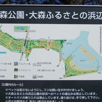 大森ふるさとの浜辺公園　案内板