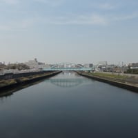 新河岸川　新河岸橋より長後さくら橋側