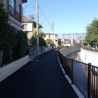 神田川　一本橋際