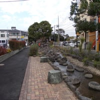 流堀親水はなのみち　江戸川区鹿骨1-57