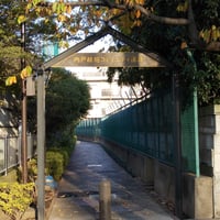 内戸越堀コミュニティ道路　足立区東和1-17