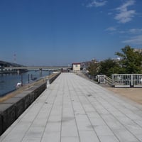 中川沿い　江戸川区船堀二丁目付近