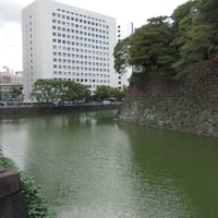 清水濠　清水門より