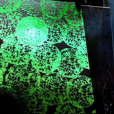 【 実験加工物 】 Foil Stamping Volbox Expression Poster