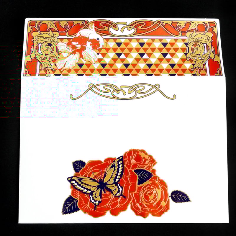 箔封筒 『 大正ロマン図 』 | コスモテックサンプル直売所